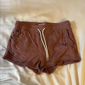 MATE the Label Plum 100% Cotton Terry Shorts